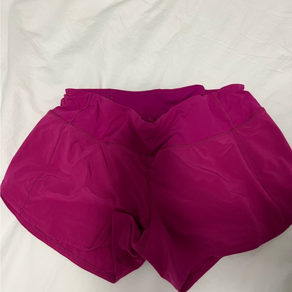 High rise lululemon pink shorts - Picture 2 of 2